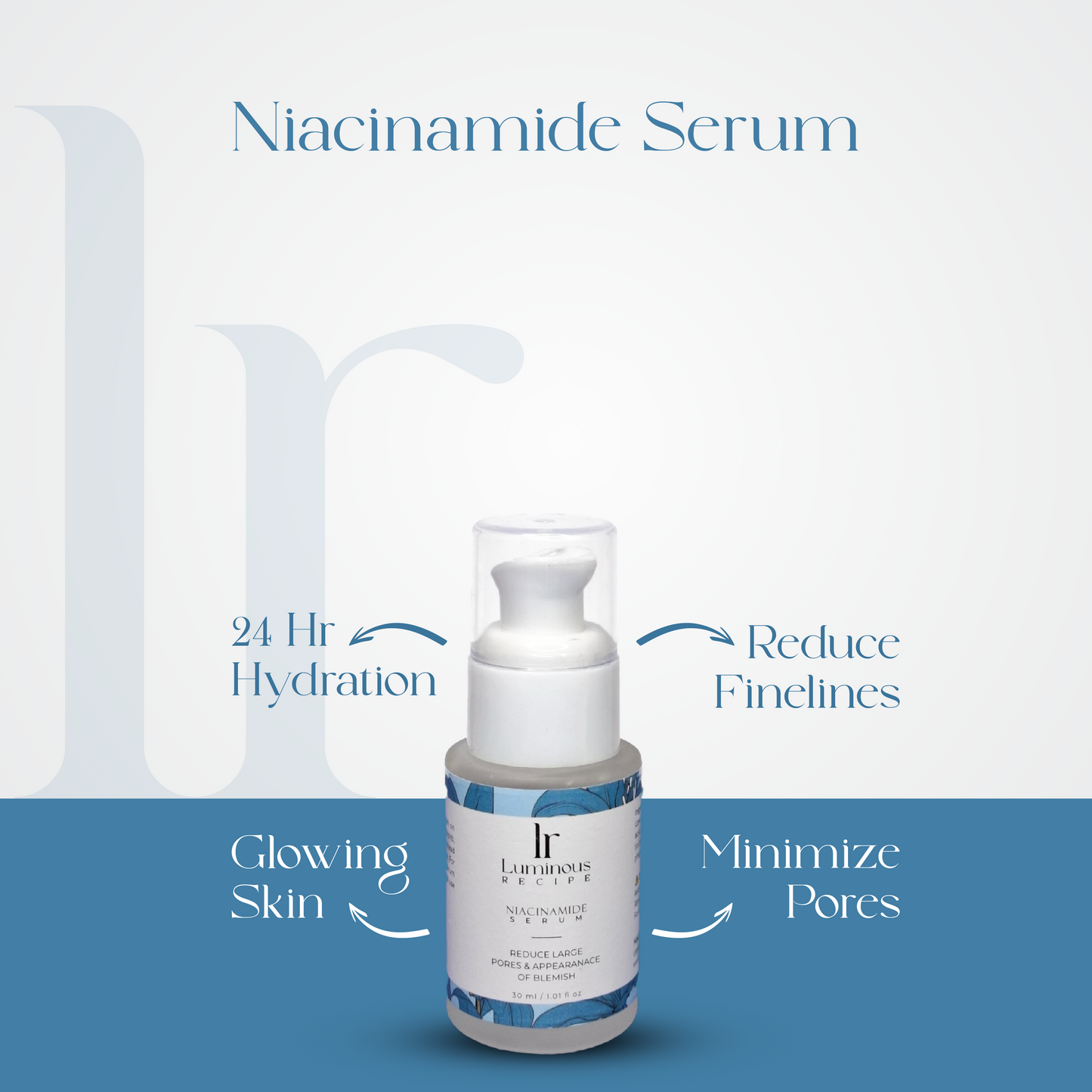 Luminous Recipe Niacinamide Serum – Brighten & Balance 30ml